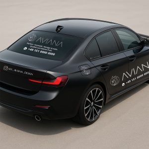 AVIANA-DESIGN-Auto-Werbung-seitliche-Heck-Ansicht